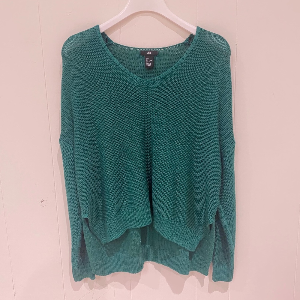H&M Drop Shoulder Knit Sweater